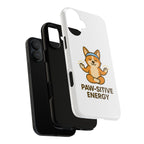 iPhone Case — "Paw-sitive Energy" Corgi Yoga Protective Cover