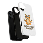 iPhone Case — "Paw-sitive Energy" Corgi Yoga Protective Cover