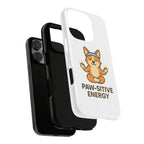 iPhone Case — "Paw-sitive Energy" Corgi Yoga Protective Cover