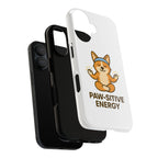 iPhone Case — "Paw-sitive Energy" Corgi Yoga Protective Cover