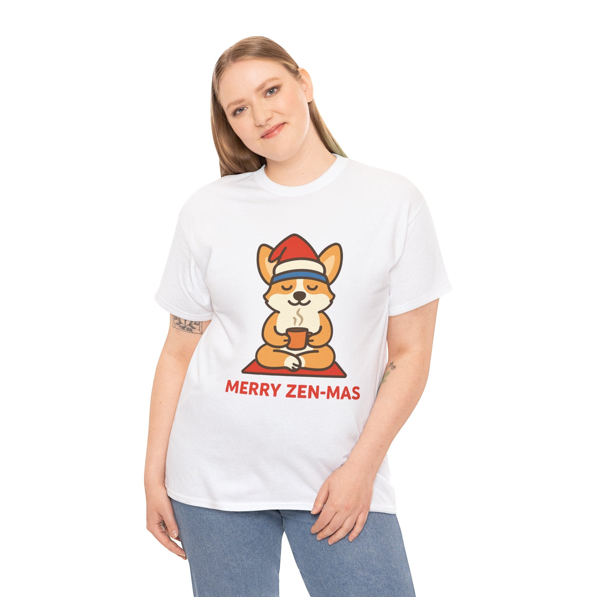 Merry Zen-mas – Yogloo Meditating Tee