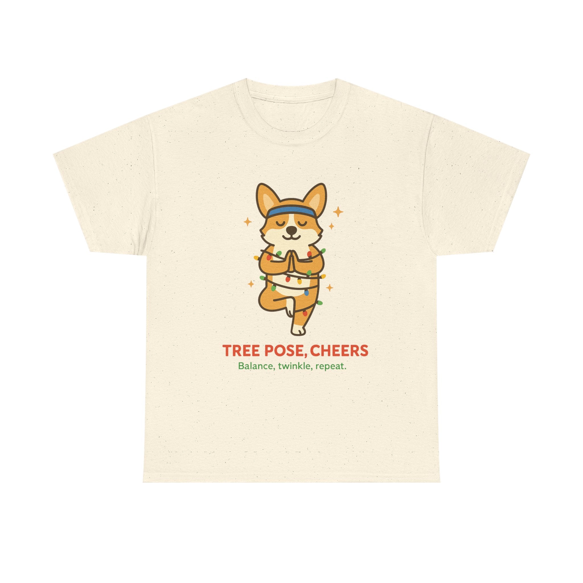 Tree Pose, Tree Cheers – Festive Balance Tee