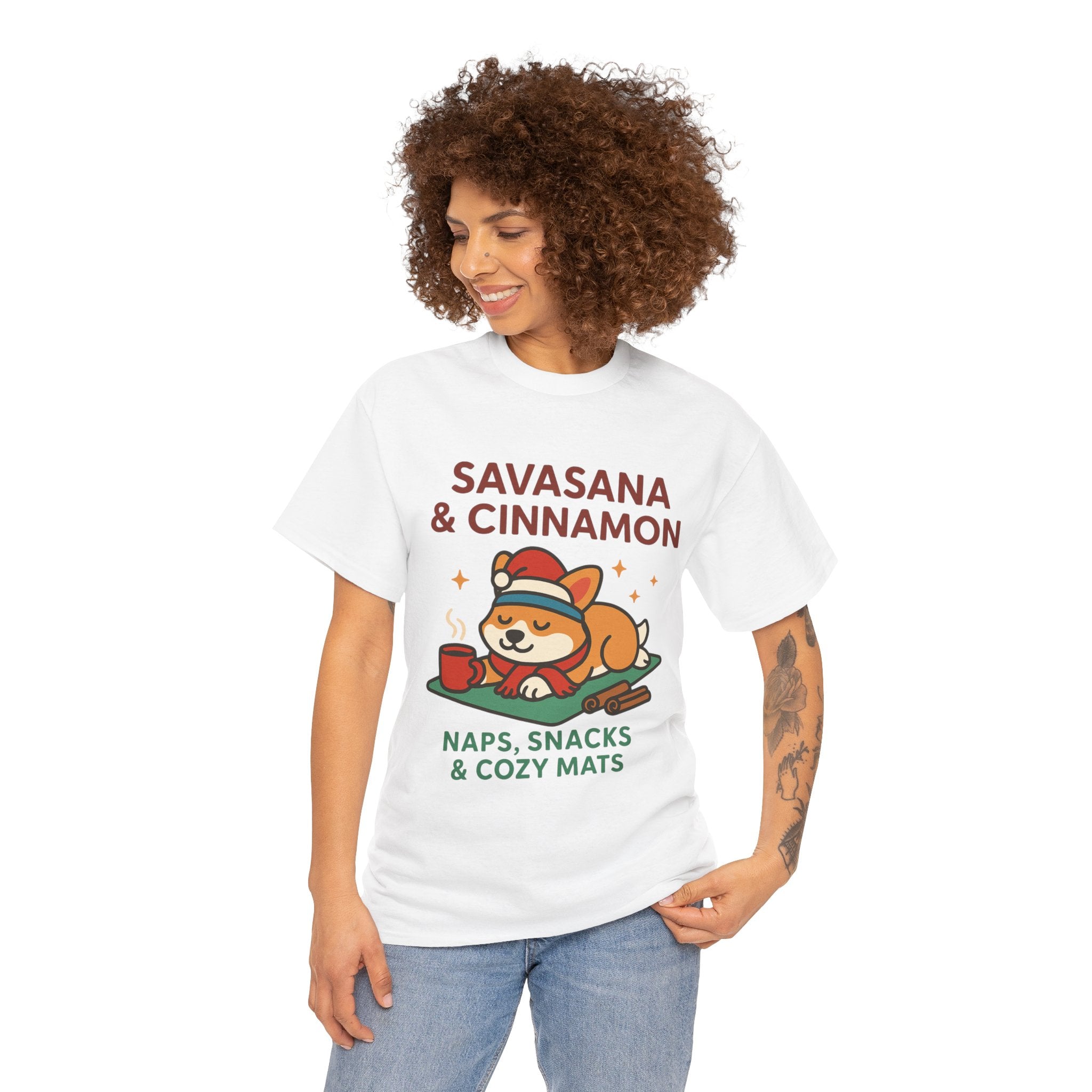 Savasana & Cinnamon – Cozy Holiday Tee
