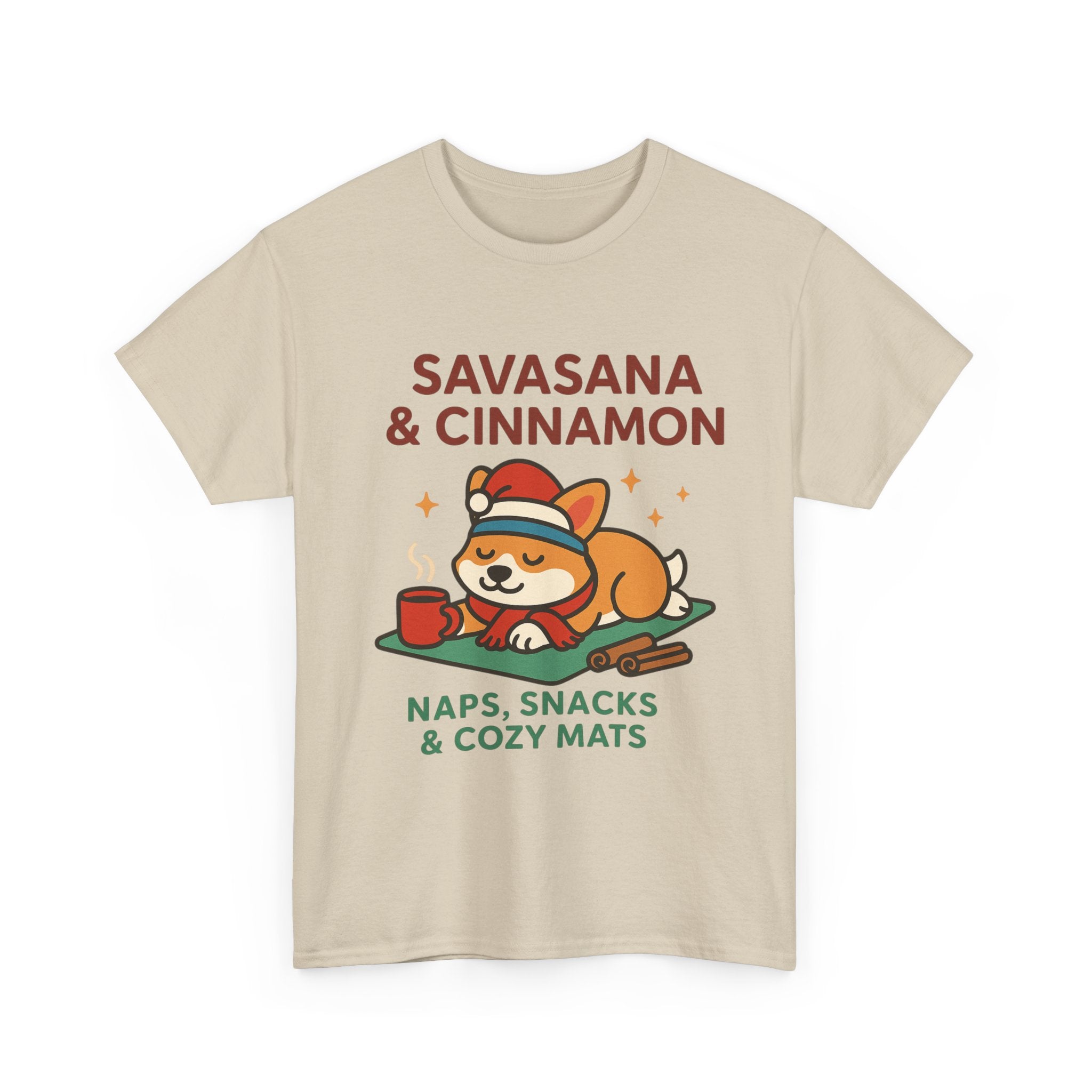 Savasana & Cinnamon – Cozy Holiday Tee