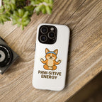 iPhone Case — "Paw-sitive Energy" Corgi Yoga Protective Cover