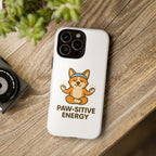 iPhone Case — "Paw-sitive Energy" Corgi Yoga Protective Cover