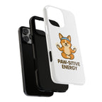 iPhone Case — "Paw-sitive Energy" Corgi Yoga Protective Cover