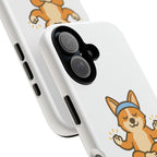 iPhone Case — "Paw-sitive Energy" Corgi Yoga Protective Cover