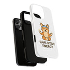iPhone Case — "Paw-sitive Energy" Corgi Yoga Protective Cover