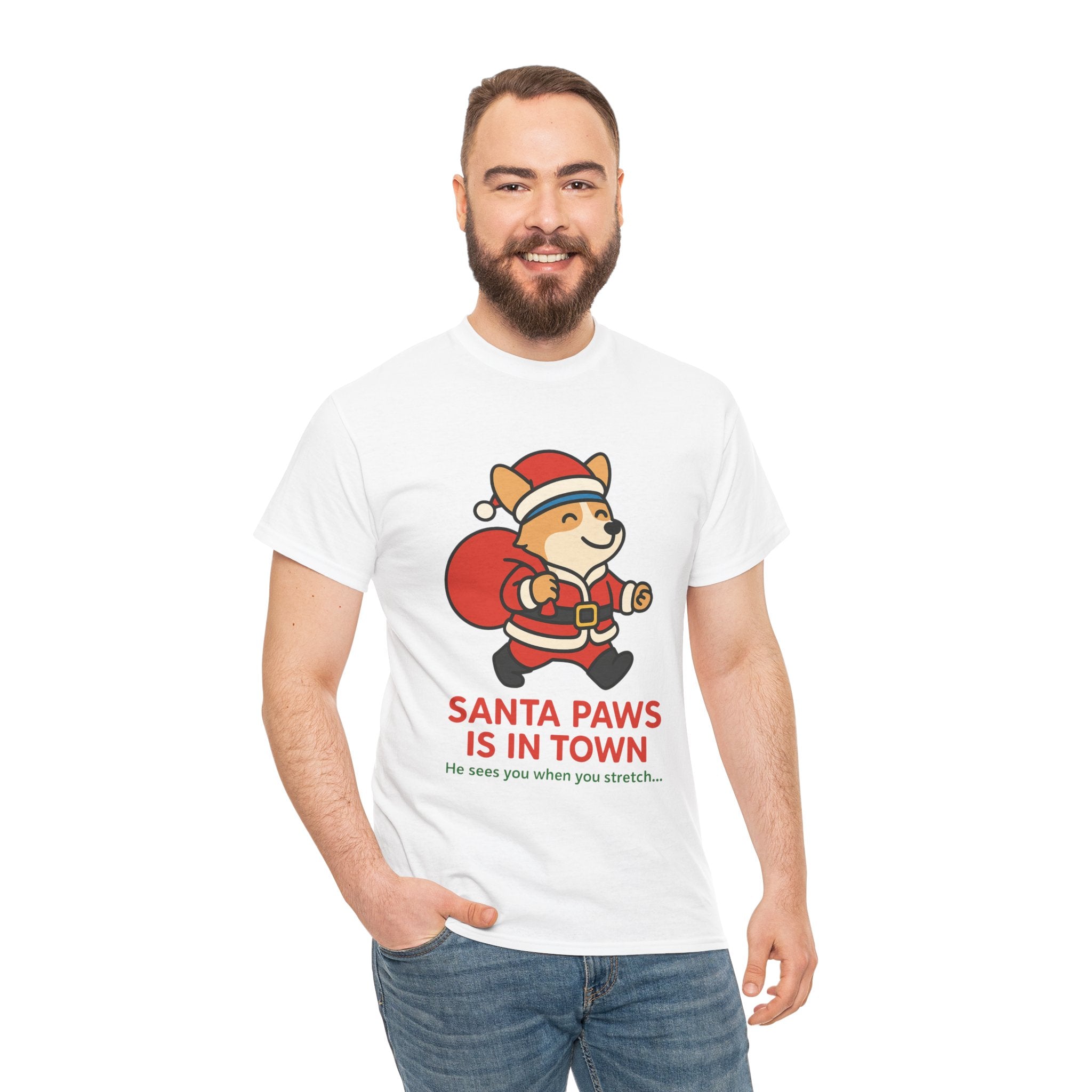 Santa Paws Is In Town – Holiday Cheer Tee