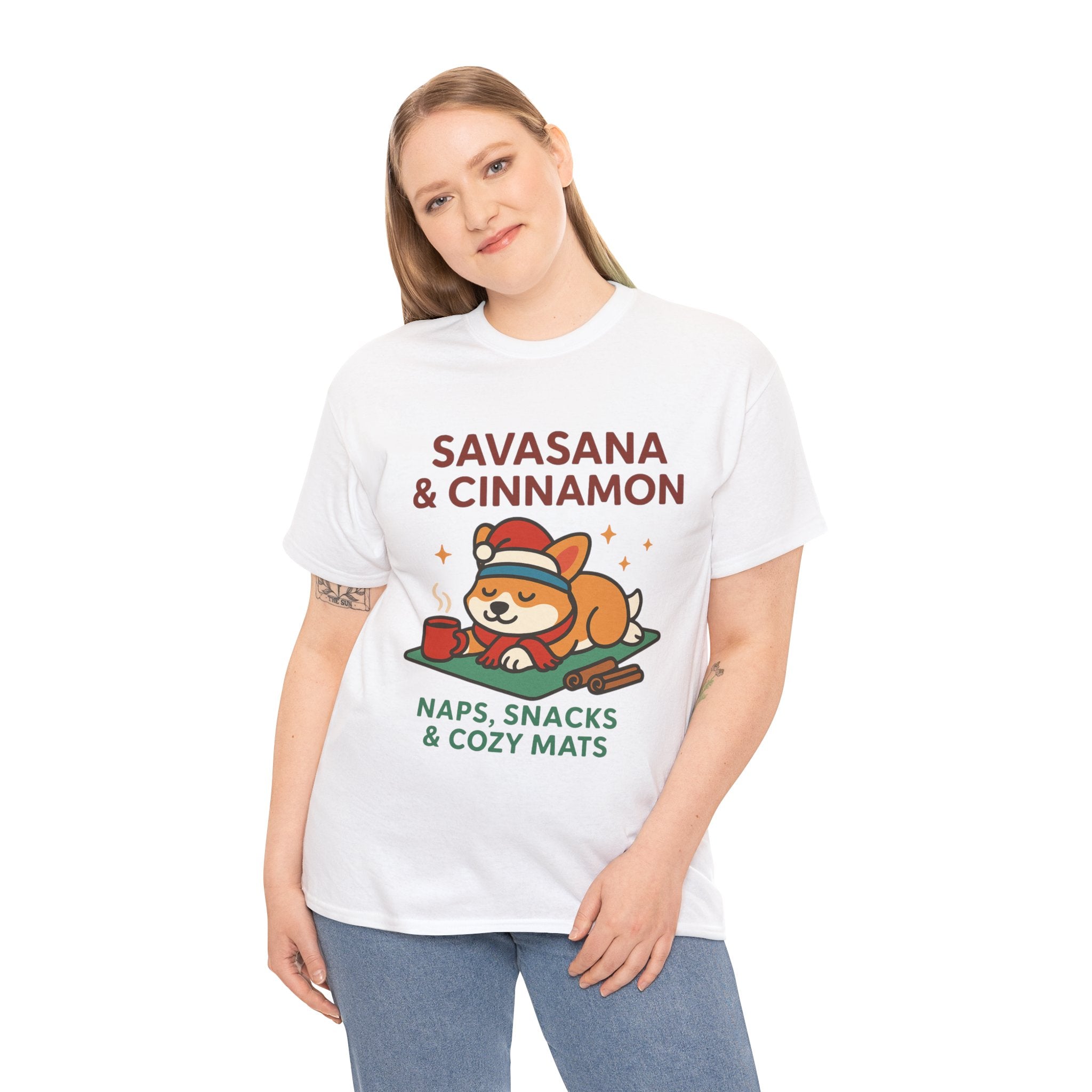 Savasana & Cinnamon – Cozy Holiday Tee