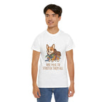 Corgi Yoga T-Shirt — "One Pose to Stretch Them All" Cute Dog Tee