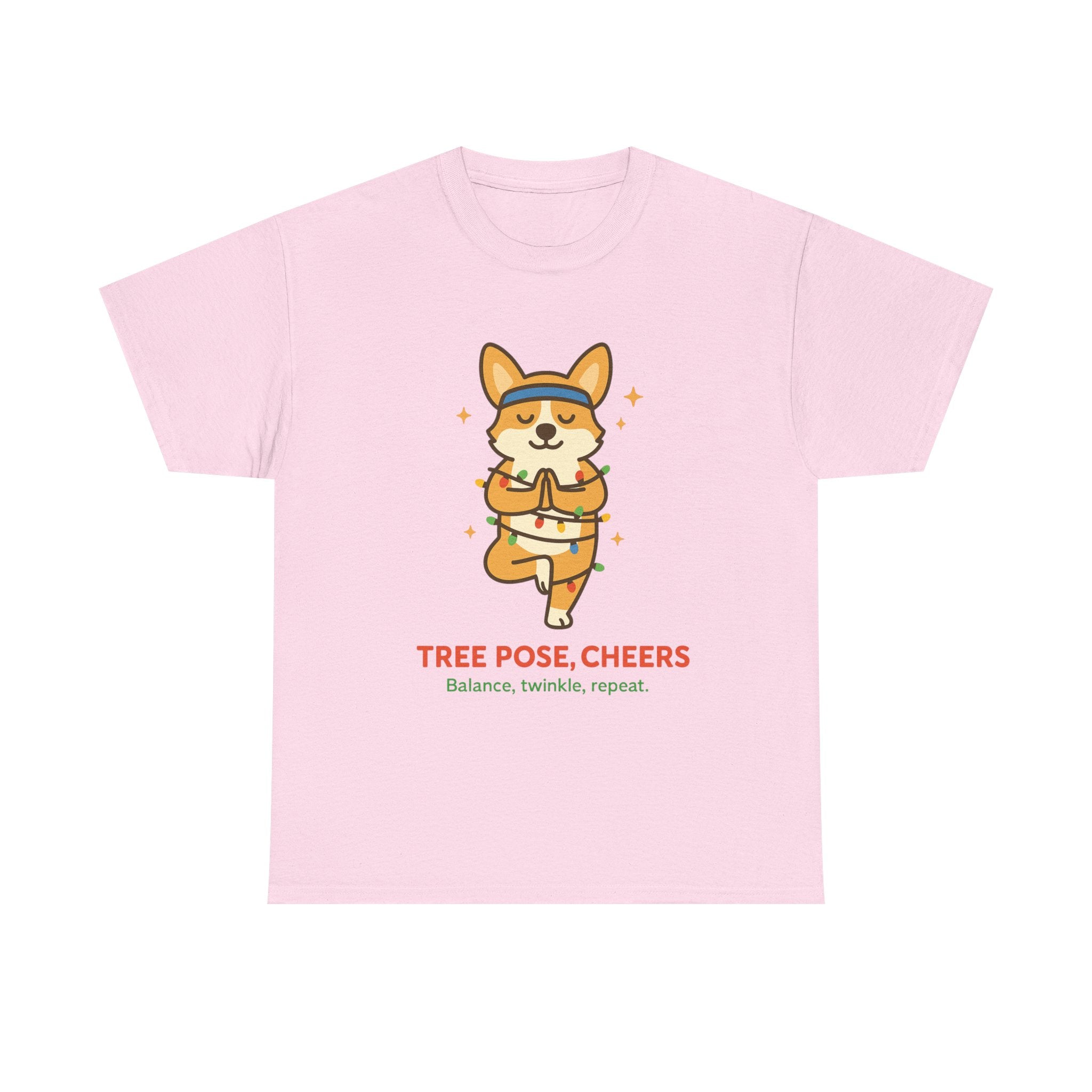 Tree Pose, Tree Cheers – Festive Balance Tee