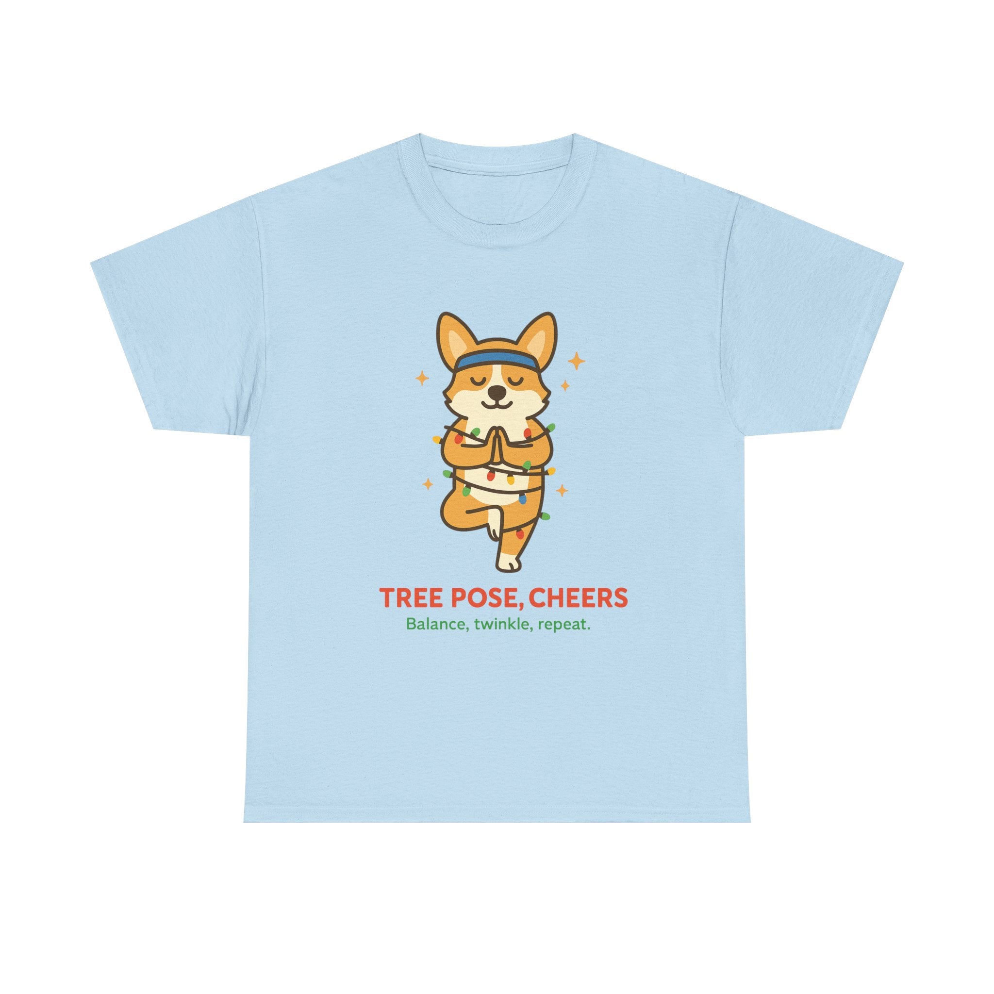 Tree Pose, Tree Cheers – Festive Balance Tee